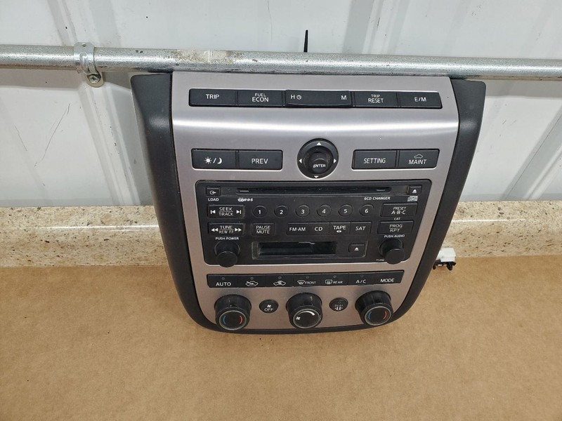 Temperature Control Panel With Navigation System Fits 05 MURANO 294431