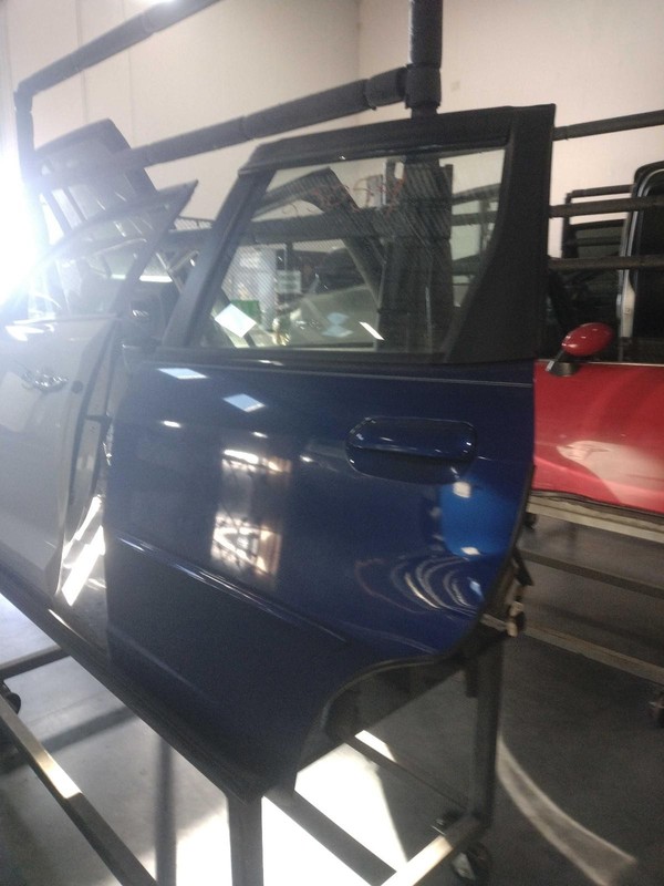 2010 Honda Fit Left Rear Door Blue OEM 519760 - 145K Miles - Used