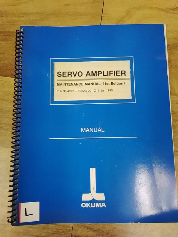 Okuma Servo Amplifier Maintenance Manual (1st Edition)