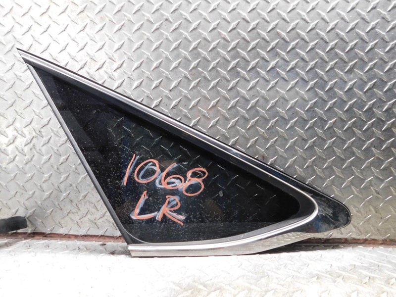 2012 LEXUS RX350 LEFT DRIVER REAR DOOR VENT WINDOW GLASS