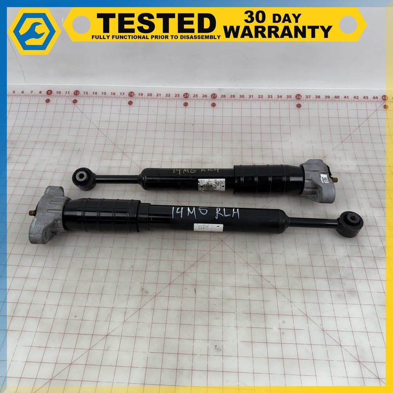 14-17 MASERATI GHIBLI REAR LEFT RIGHT SIDE AIR SUSPENSION SHOCK ABSORBER SET OEM