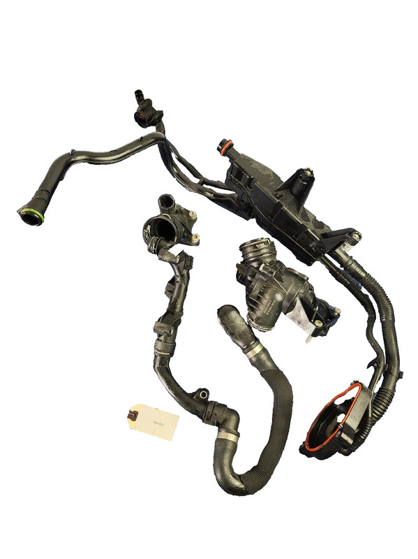 2015-2018 Mercedes E 400 Coupe Engine Coolant Thermostat & Oil Separator OEM