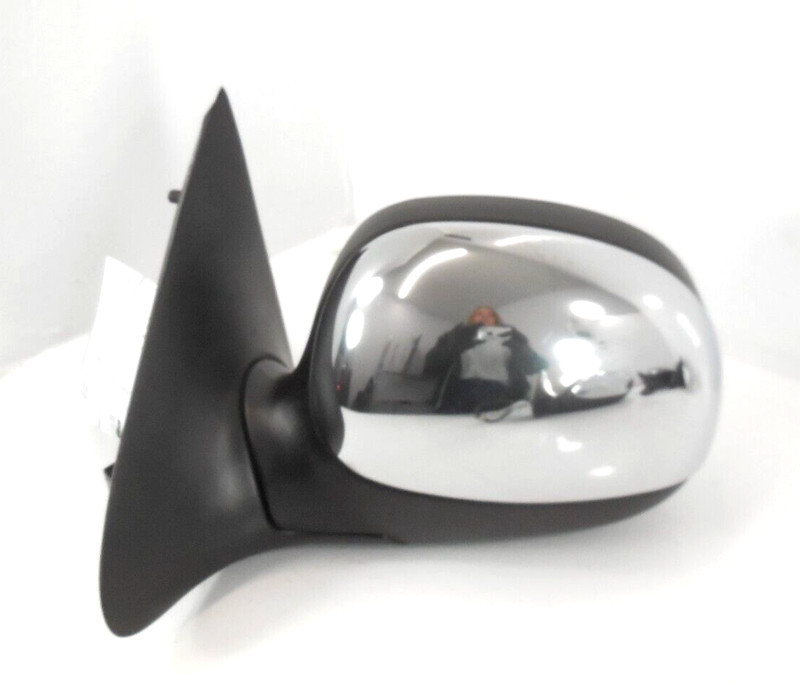 1998-2004 Ford F-150 Power Door Mirror Driver Left OEM Chrome W/O Signal Flash