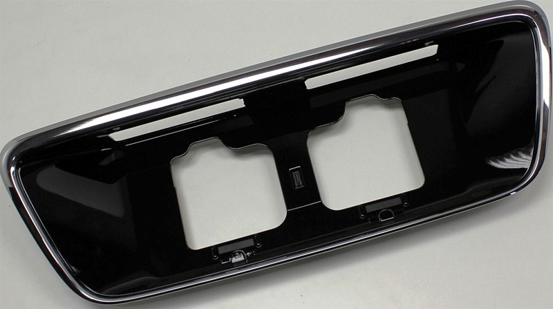 96-98 Acura RL Rear License Plate Garnish 74890SZ3A00ZD OEM