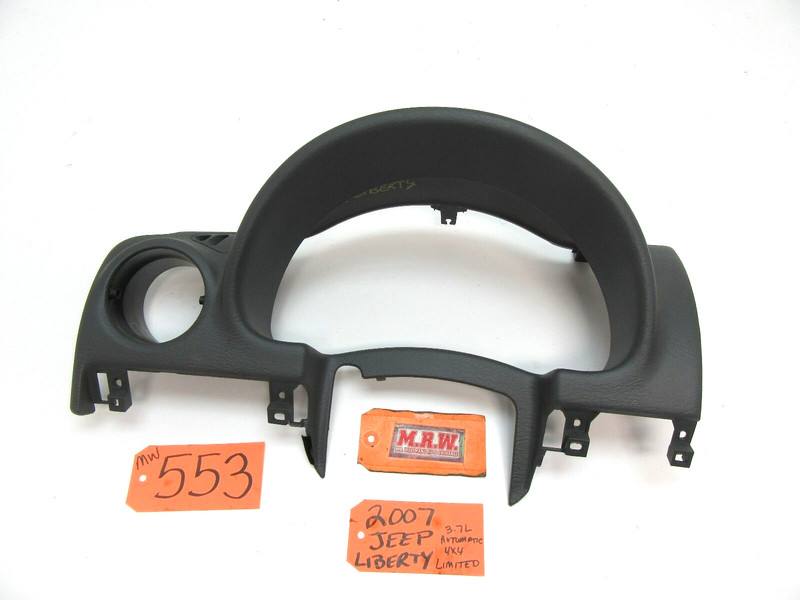 SPEEDOMETER DASH TRIM COVER PANEL GAUGE BEZEL VENT HOOD fits 05-07 JEEP LIBERTY