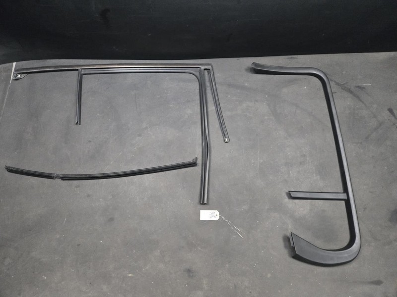 Rear Right Door Window Run + Belt w/ Frame Molding Set 2022 Kia Stinger 18 - 23