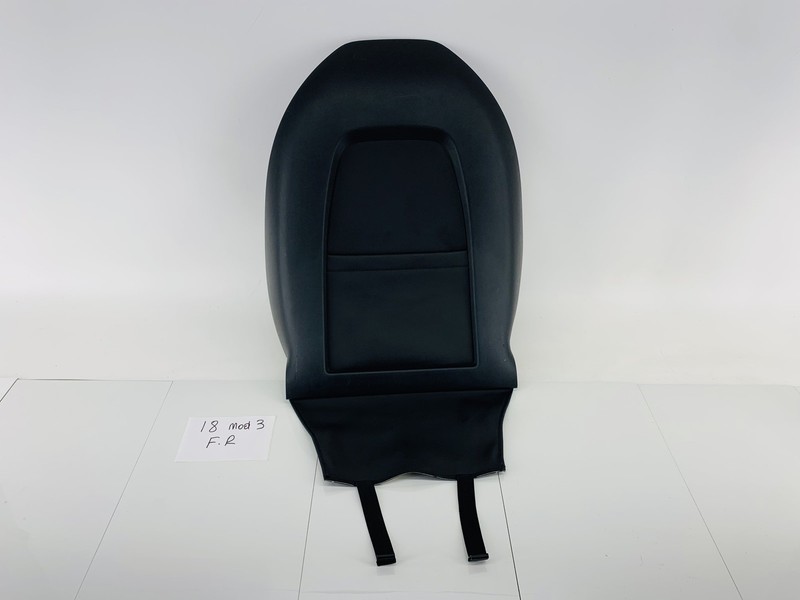 17-23 TESLA MODEL 3 FRONT RIGHT PASSENGER SEAT BACK CUSHION REARWARD COVER OEM