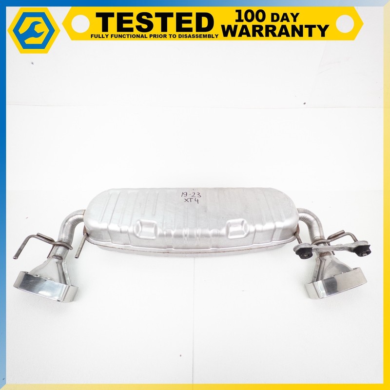 2019-2023 CADILLAC XT4 2.0L REAR EXHAUST SYSTEM MUFFLER RESONATOR PIPE OEM