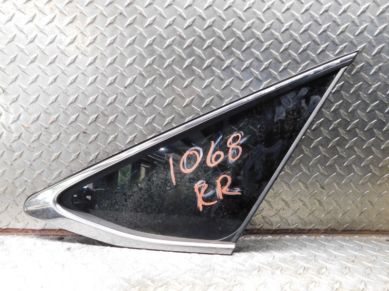 2012 LEXUS RX350 RIGHT PASSENGER REAR DOOR VENT WINDOW GLASS