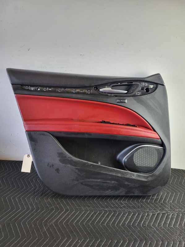Used Oem Alfa Romeo Left Driver Front Door Trim Panel for 2018-2024 Stelvio