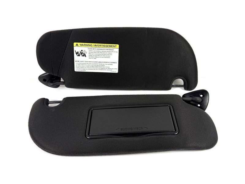 2006–2011 Ford Crown Victoria Grand Marquis Sun Visor Set LH RH Black OEM