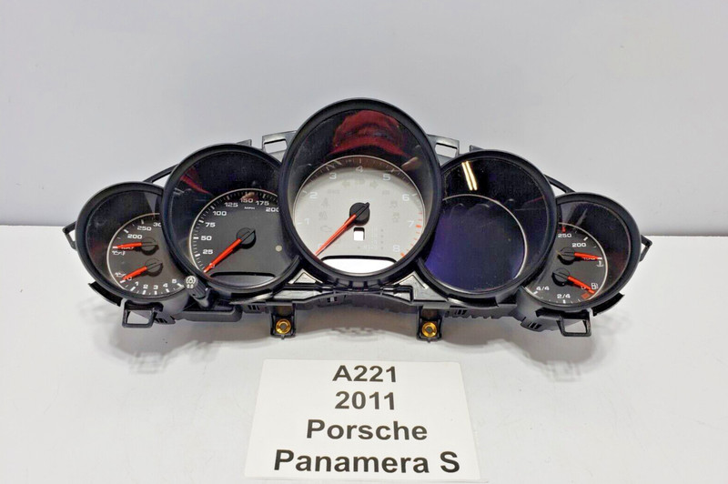 ✅ 10-12 OEM Porsche Panamera S 970 Speedometer Instrument Panel Cluster Gauge