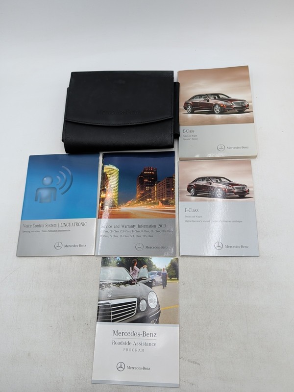 2013 Mercedes Benz E-Class Sedan Wagon Owners Manual With Case