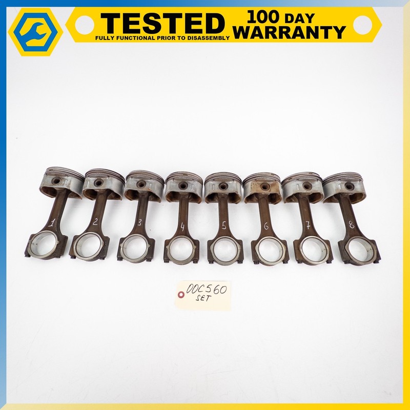 97-00 CHEVROLET CORVETTE C5 5.7L LS1 ENGINE MOTOR PISTON CONNECTING ROD SET OEM