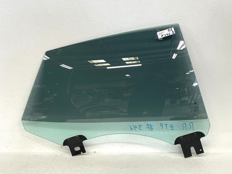⭐12-21 TESLA MODEL S REAR RIGHT PASS SIDE DOOR GLASS WINDOW PANEL OEM LOT2TP