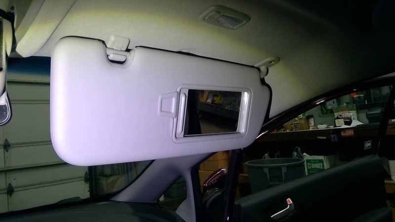 Passenger Right Sun Visor Without Sunroof Fits 17-18 FORTE 1784787