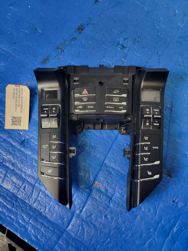 Used Oem Porsche A/C Heater Control 7P5907040AK for 2014 Cayenne Sport 3.6L