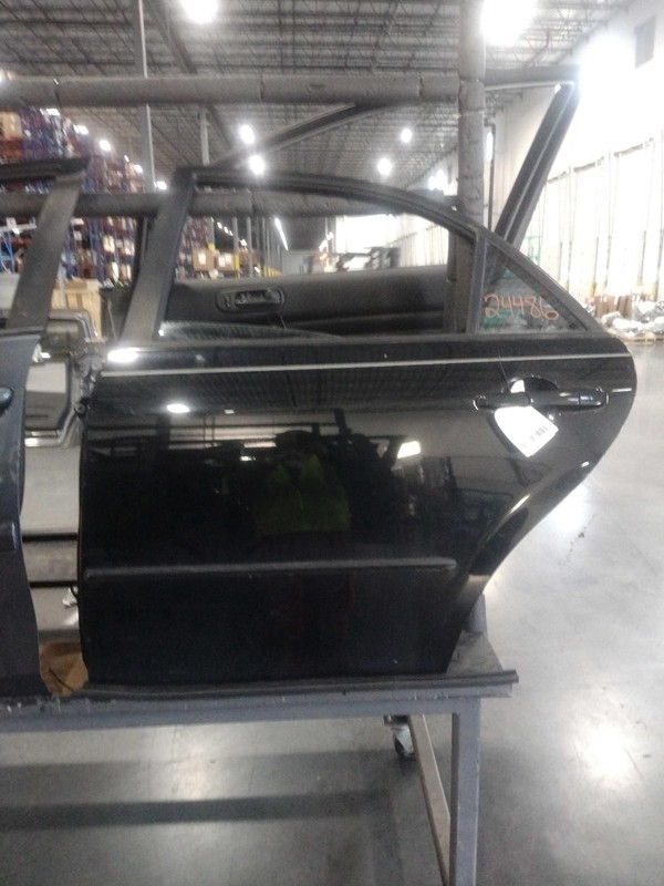 2008 Mazda 6 Left Rear Door Black - Good Condition, No Rust, 4DR Sedan