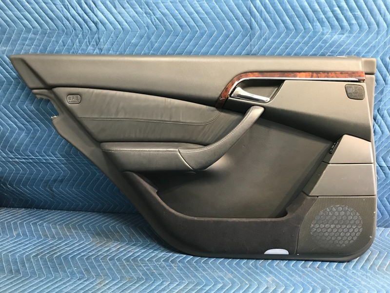 03-06 Mercedes W220 S430 S500 Rear Left LH Driver Side Interior Door Panel