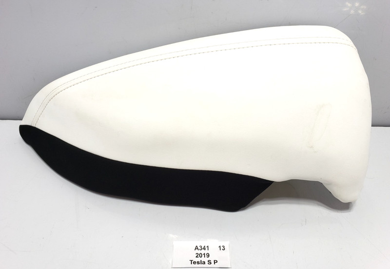 ✅ 16-20 OEM Tesla Model S Rear Left Driver Side Seat Bolster Trim Cushion White*