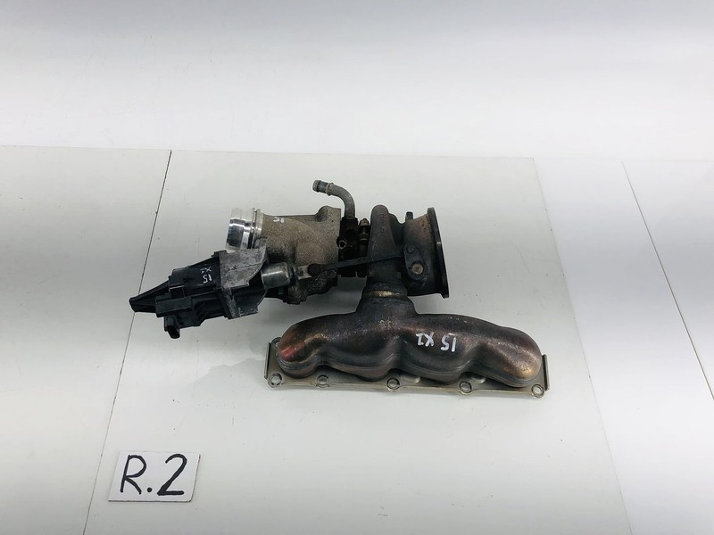 13-15 BMW X1 E84 2.0L L4 N20 GAS ENGINE MOTOR TURBOCHARGER MANIFOLD OEM