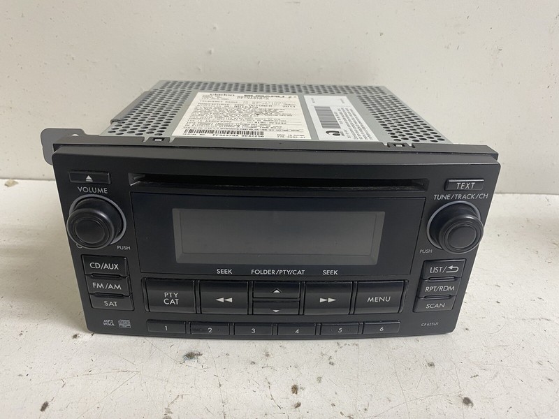 2013 Subaru Forester NON-NAV NON-HD Radio Stereo 86201SC620 2 DIN Single Disc CD