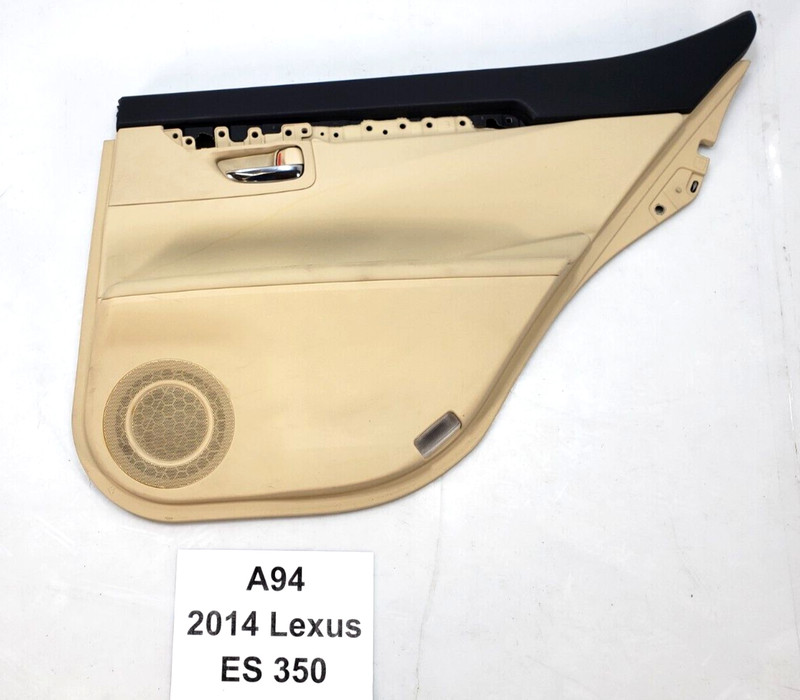 ✅ 13-16 OEM Lexus ES350 XV60 Rear Right Passenger Door Card Panel Beige