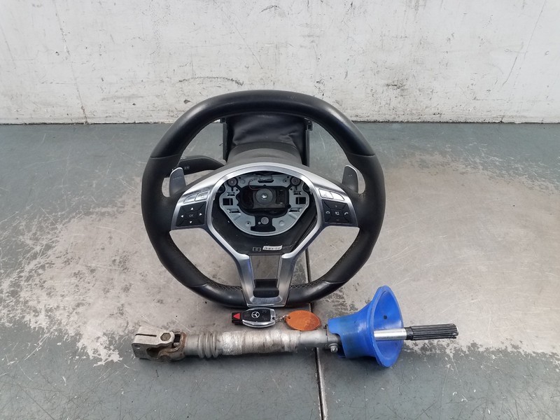 2014 Mercedes AMG E 63 Leather Steering Wheel / Column #7111 VV4