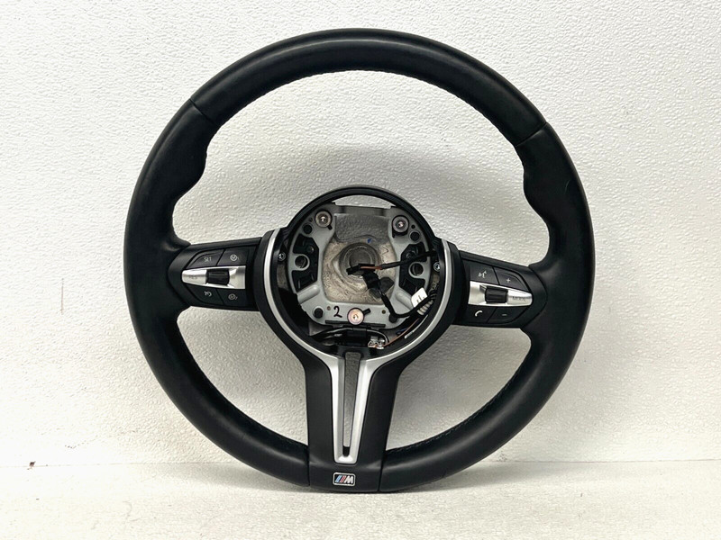 ⭐2015-2020 BMW M3 M4 F80 F82 6 SPEED STEERING BLACK LEATHER M WHEEL OEM LOT2476