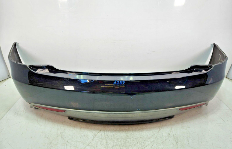 ✅ 12-16 OEM Tesla Model S Rear Bumper Cover Black PBSB W/ Splash Shield