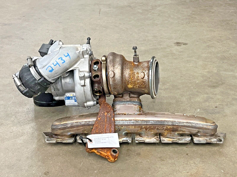 ⭐2019-2021 MERCEDES BENZ AMG GT53 3.0L I6 TURBO CHARGER MANIFOLD 54K OEM LOT2434