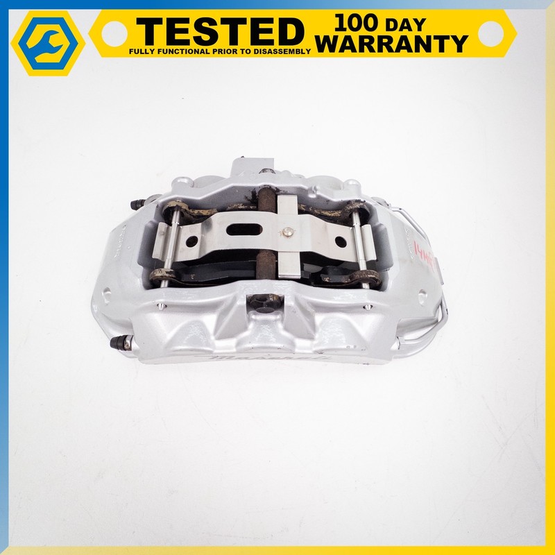 14-19 MASERATI QUATTROPORTE GHIBLI FRONT RIGHT BRAKE CALIPER ASSEMBLY SILVER OEM