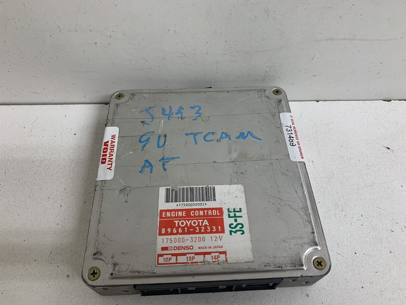 1990 Toyota Camry 2WD Auto Engine Computer Module Ecu Ecm Pcu Pcm 89661-32331