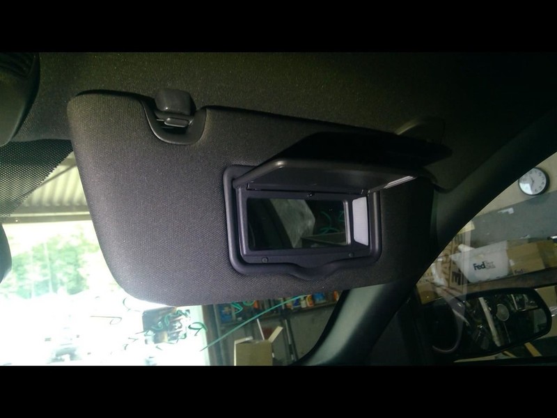 Passenger Sun Visor Illuminated Coupe Fits 12-14 MUSTANG 1629390