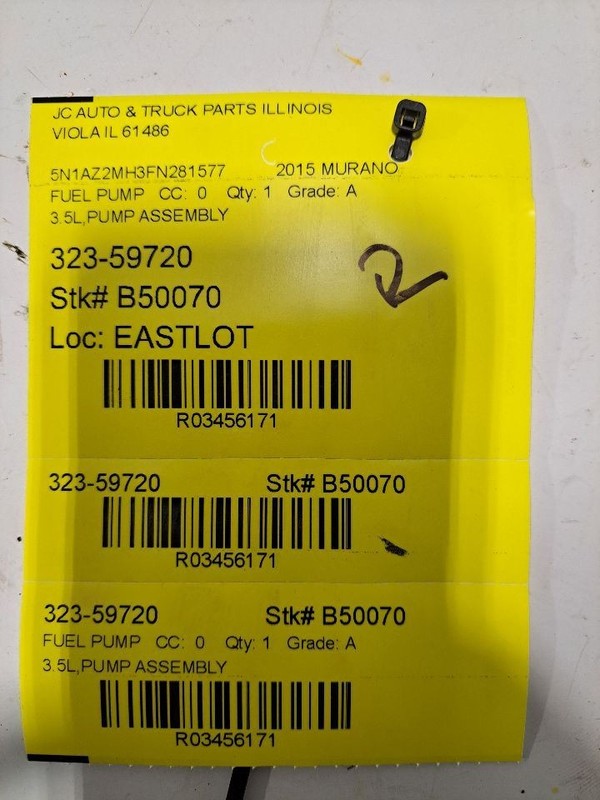 Fuel Pump Assembly Tank Mounted Fits 15-23 MURANO 3456171