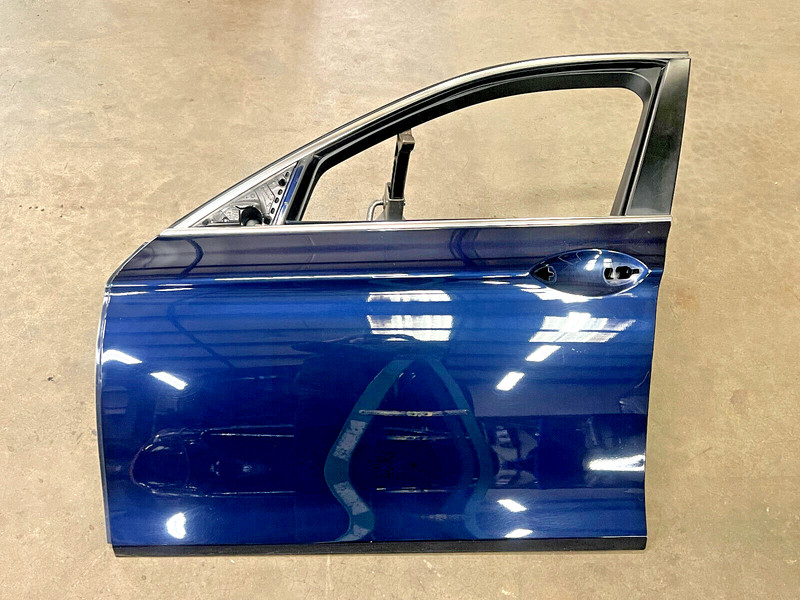 ⭐2011-2016 BMW 5-SERIES F10 FRONT LEFT SIDE DOOR SHELL PANEL BLUE OEM LOT2577