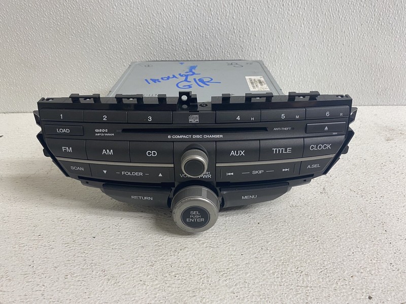 2008-2010 Honda Accord EX SED 3.5 Radio Stereo Disc CD Player 39101-TA0-A513-M1