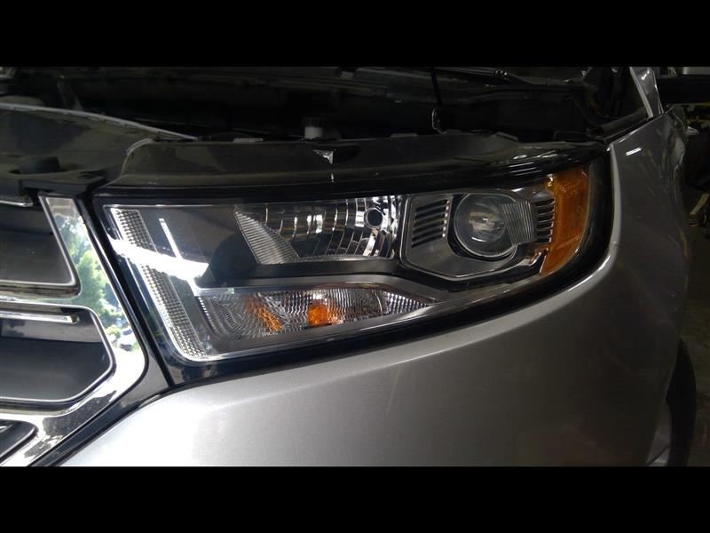 Driver Headlight Halogen SEL Chrome And Black Bezel Fits 15-18 EDGE 1403080