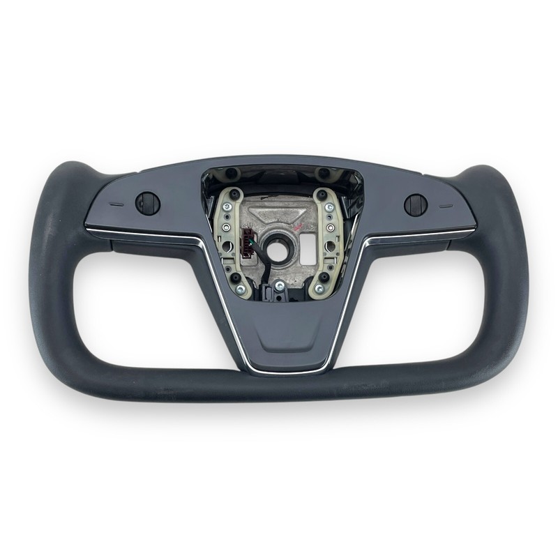 Tesla Model X & S Plaid2021-2024 yoke style steering wheel OEM 1622612-00-F