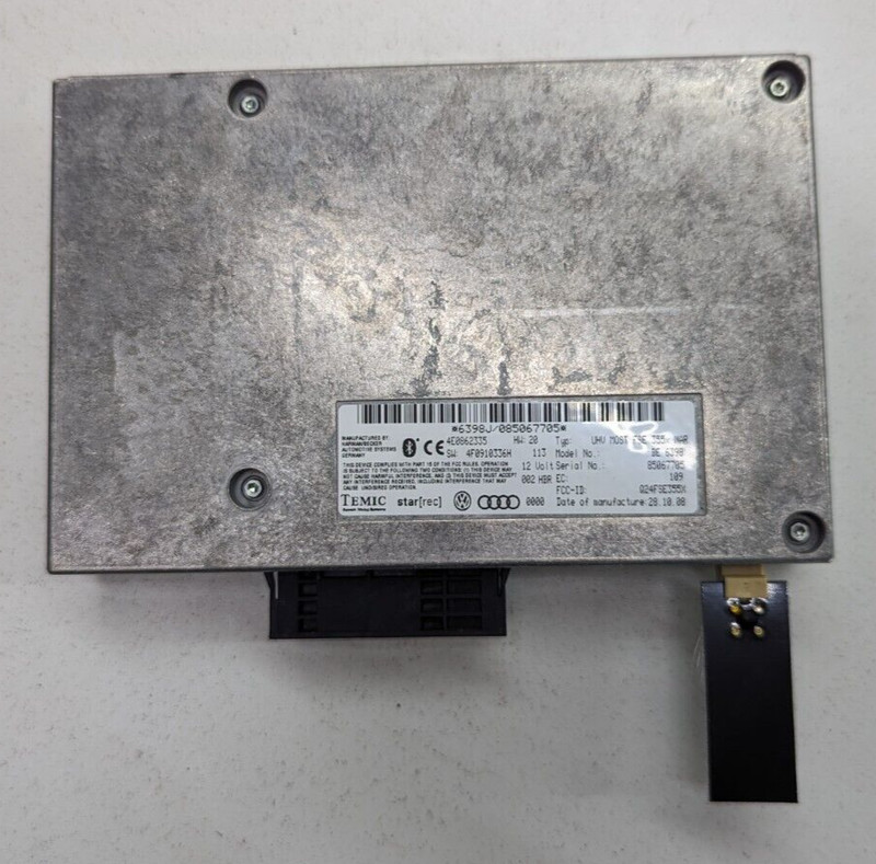 2009-2016 Audi A4 B8 Bluetooth Communication Control Module 85067705 OEM