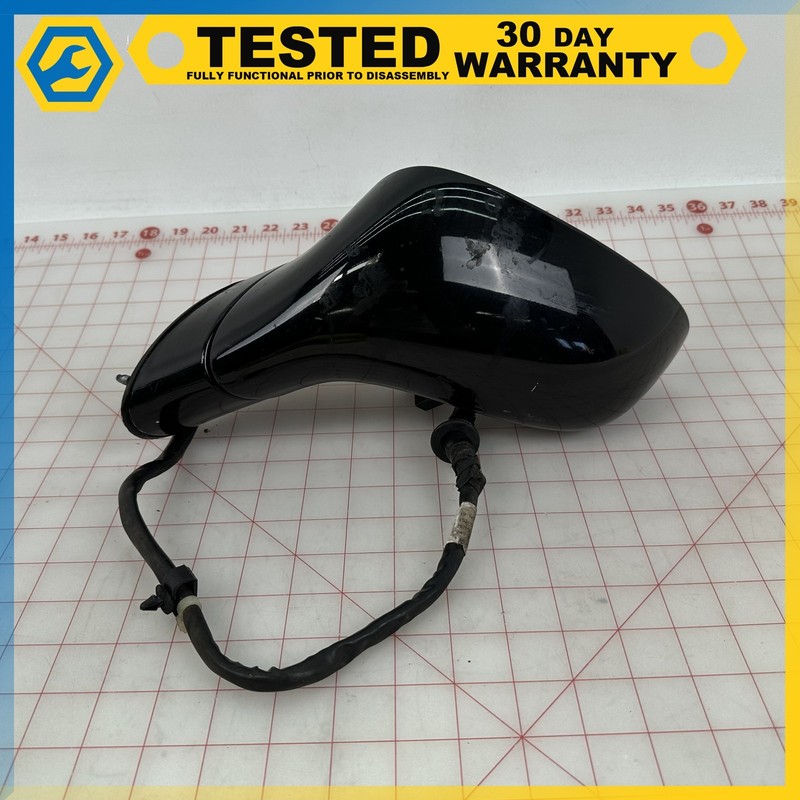 05-13 Corvette C6 LEFT DRIVER SIDE REAR VIEW DOOR MIRROR Heated Black 41U OEM