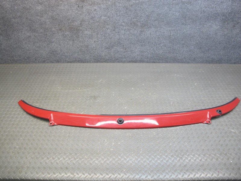 1987-1995 PORSCHE 928 S FRONT WINDSHIELD LOWER COWL PANEL COVER RED