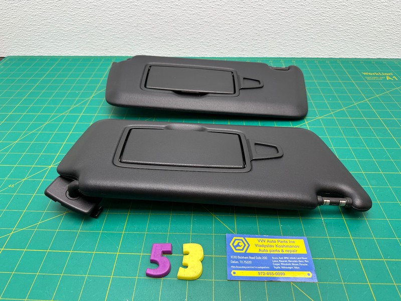 14-19 Mercedes CLA250 C117 SUN VISOR SUNVISOR LEFT RIGHT SET OEM