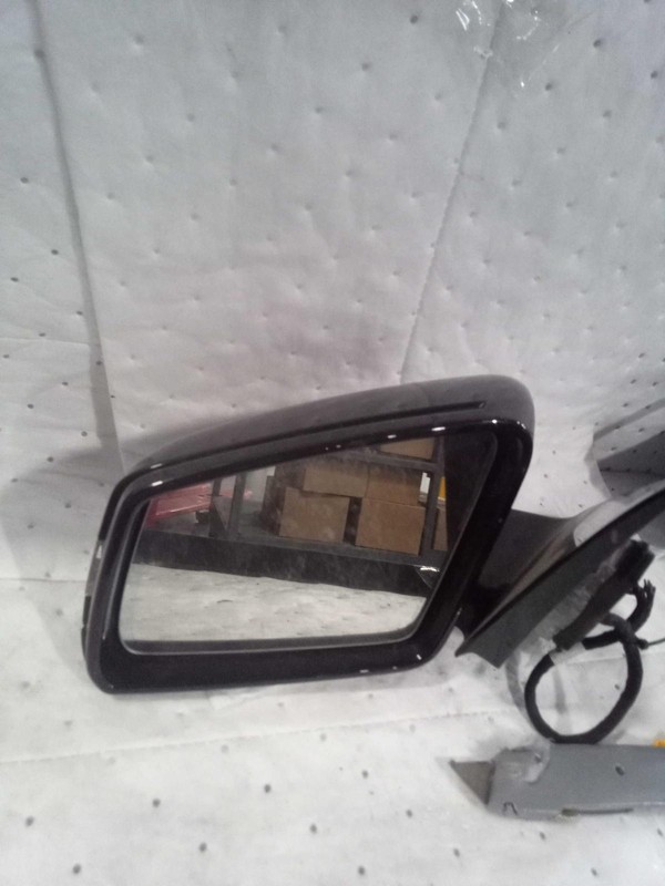 2011 Mercedes E-Class Left Black Door Mirror Assembly - Scratched, Used