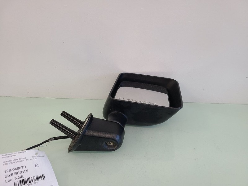 Passenger Side View Mirror Full Door VIN W Jk Body Fits 15-18 WRANGLER 587844