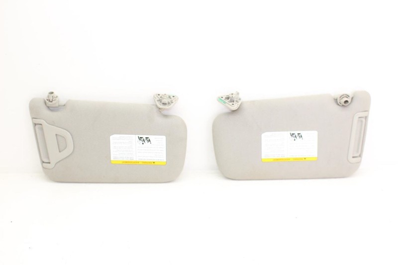 Gray Left and Right Front Sun Visors Fits 2014 LEAF