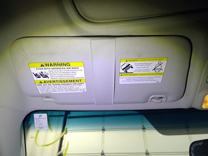 Driver Sun Visor Without Illumination Fits 09-13 FORESTER 1712880