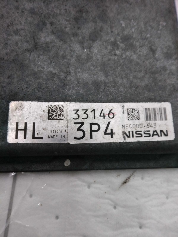 2012 Nissan Rogue Engine Control Module ECM 2.5L Black OEM 237101VX1A