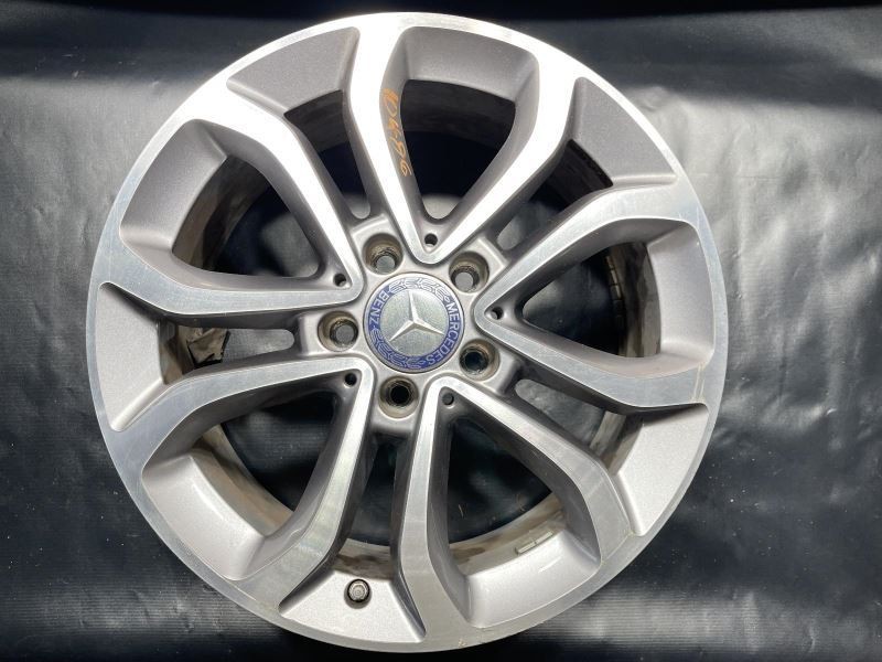 2015-2018 MERCEDES C-CLASS LEFT REAR 17X7 10 SPOKE WHEEL B-COND SCRATCH 51566