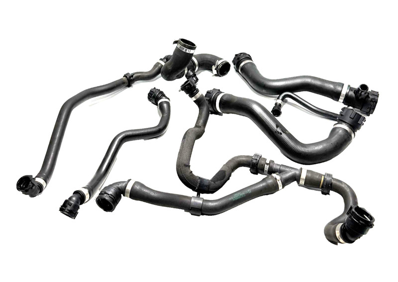 📌 2012-2018 BMW F30 320i 328i RADIATOR COOLANT HOSE PIPE 17127596839 SET OEM
